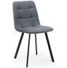 Стул на металлокаркасе Чилли темно-серый / черный