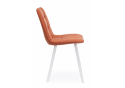 Стул на металлокаркасе Чилли терракотовый / белый