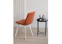Стул на металлокаркасе Чилли терракотовый / белый