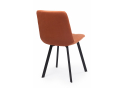 Стул на металлокаркасе Чилли терракотовый / черный