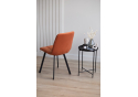 Стул на металлокаркасе Чилли терракотовый / черный