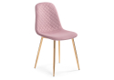 Стул на металлокаркасе Dabl light purple/ gold