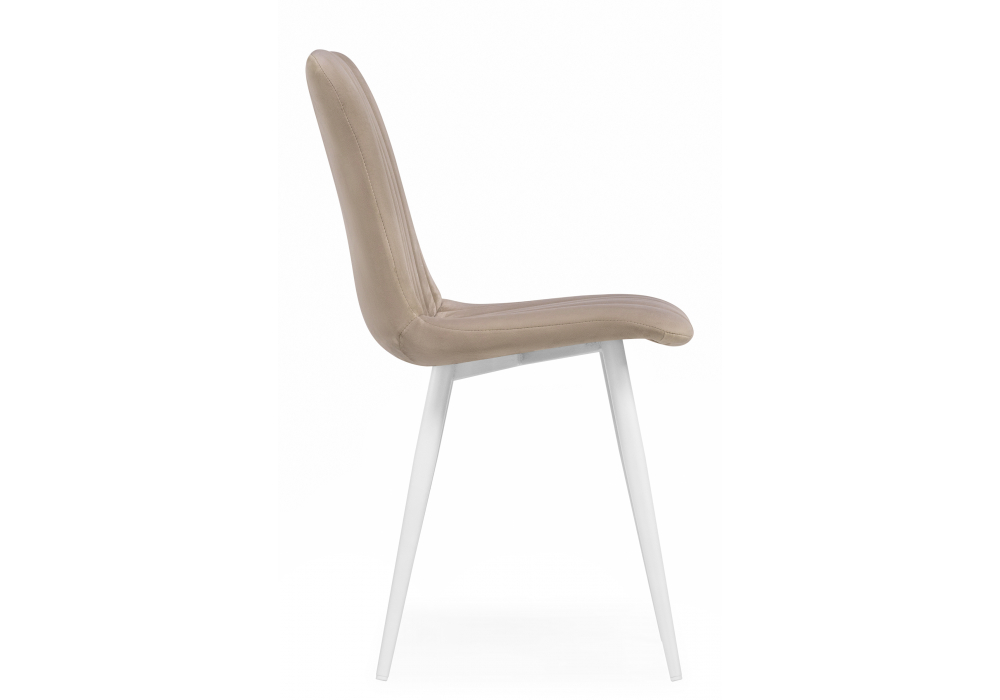 Стул на металлокаркасе Дани бежевый (zd 210) / белый