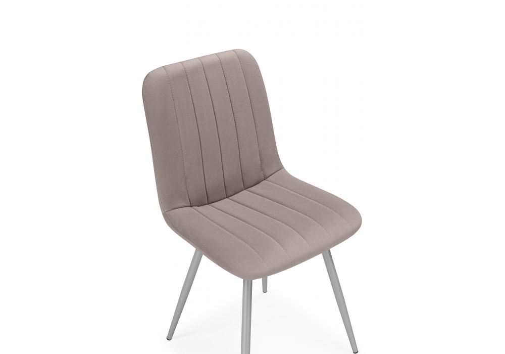 Стул на металлокаркасе Дани латте (zd 290) / серый