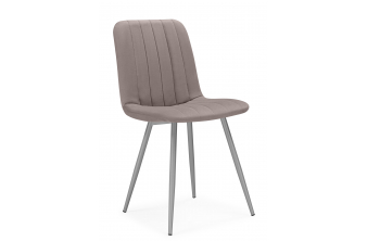 Стул на металлокаркасе Дани латте (zd 290) / серый