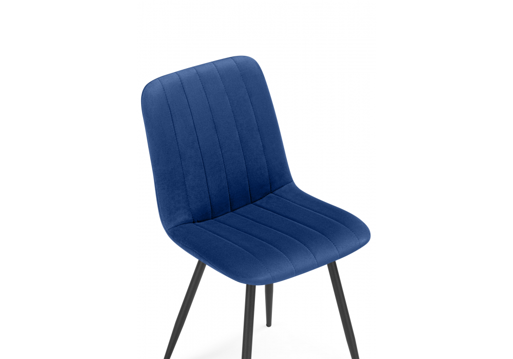 Стул на металлокаркасе Дани синий (zd 798) / черный