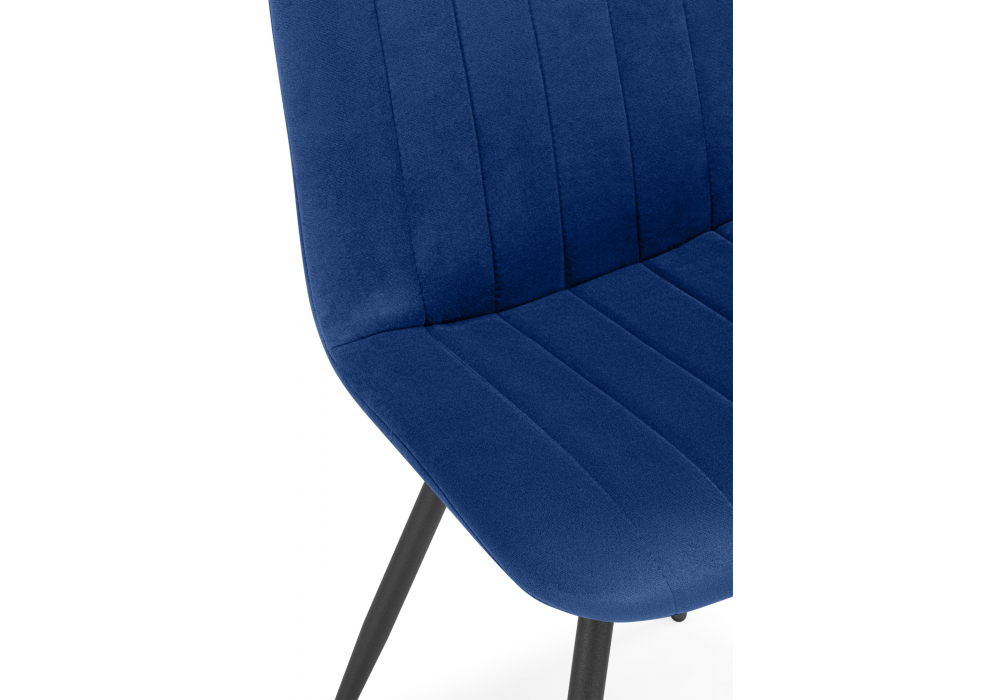 Стул на металлокаркасе Дани синий (zd 798) / черный