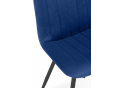 Стул на металлокаркасе Дани синий (zd 798) / черный