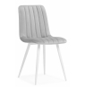 Стул на металлокаркасе Дани светло-серый (zd 960) / белый