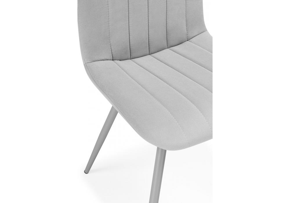 Стул на металлокаркасе Дани светло-серый (zd 960) / серый