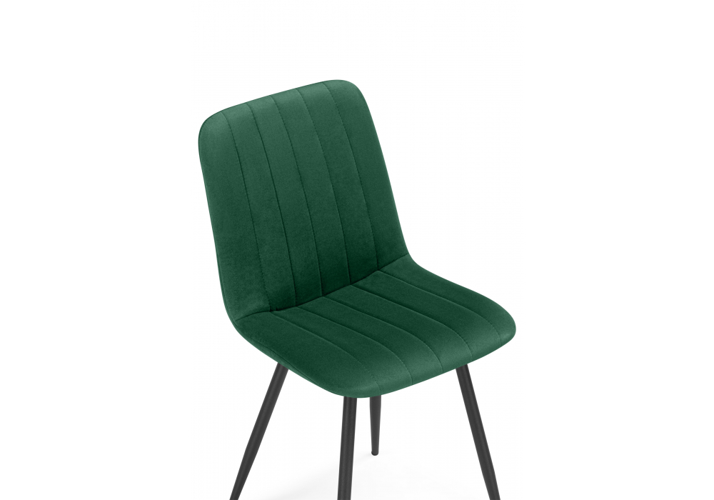 Стул на металлокаркасе Дани зеленый (zd 667) / черный