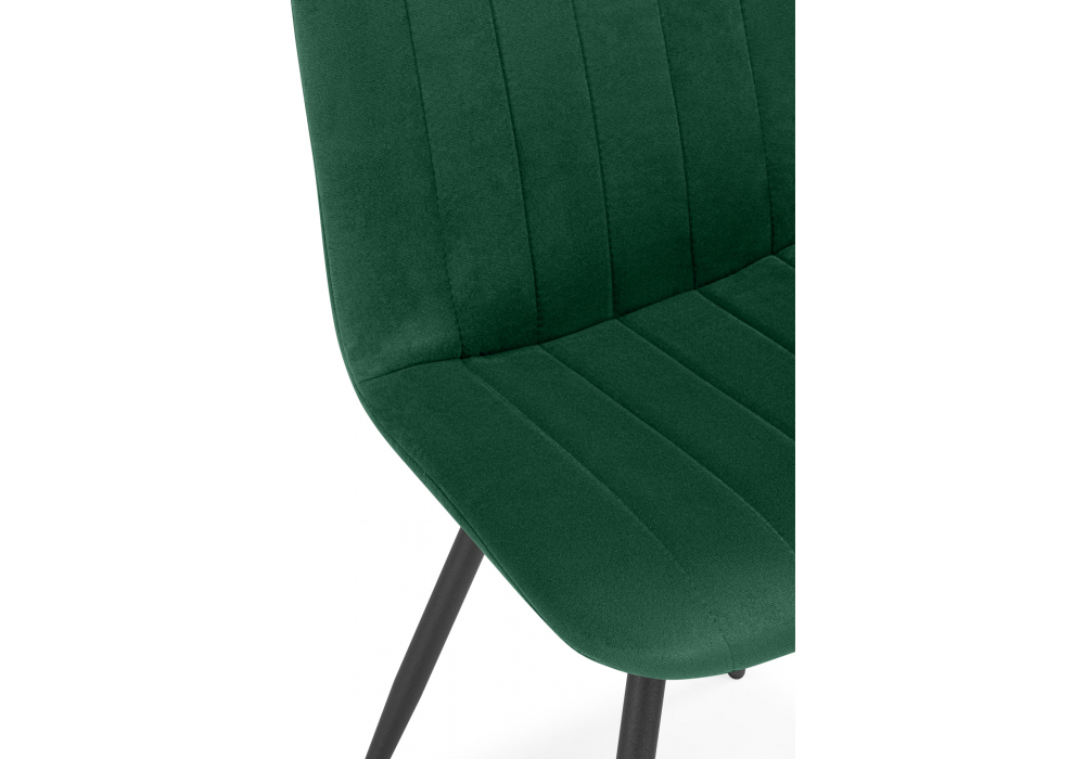 Стул на металлокаркасе Дани зеленый (zd 667) / черный