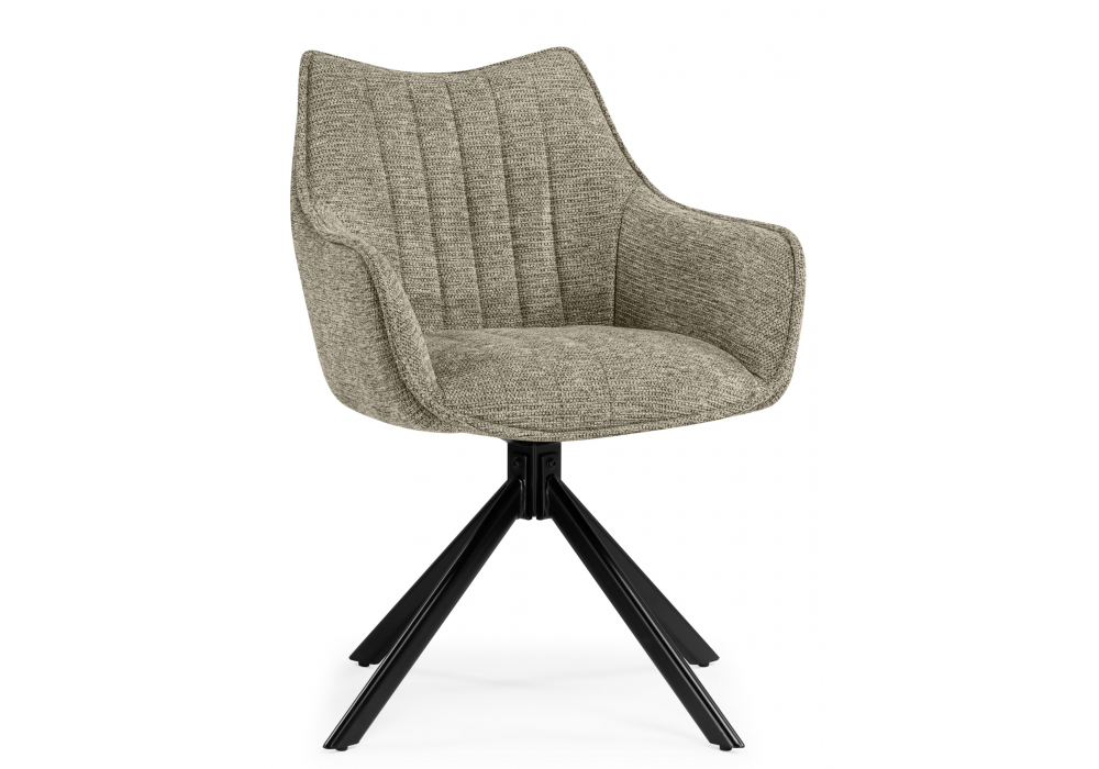 Стул на металлокаркасе Denever beige / black