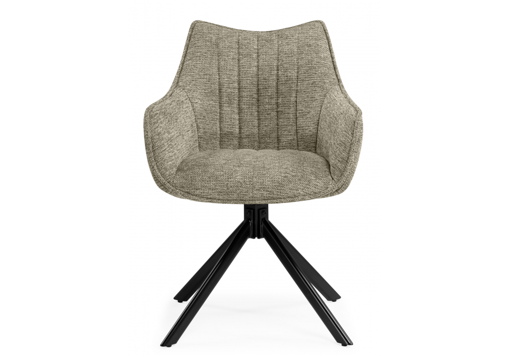 Стул на металлокаркасе Denever beige / black