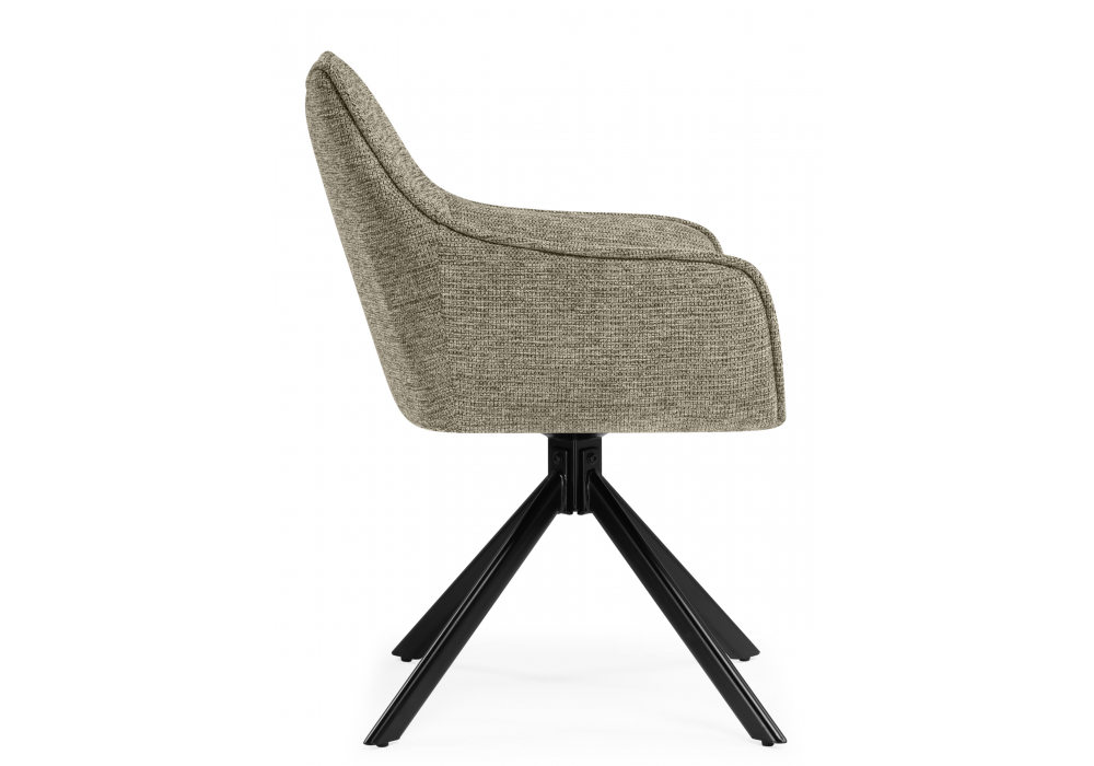 Стул на металлокаркасе Denever beige / black