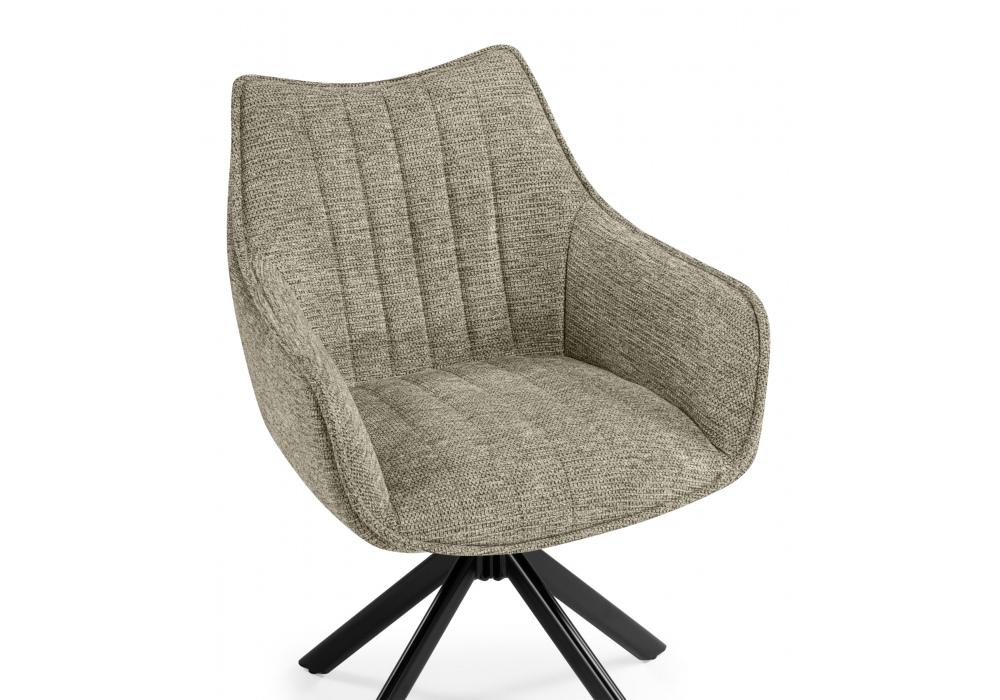 Стул на металлокаркасе Denever beige / black