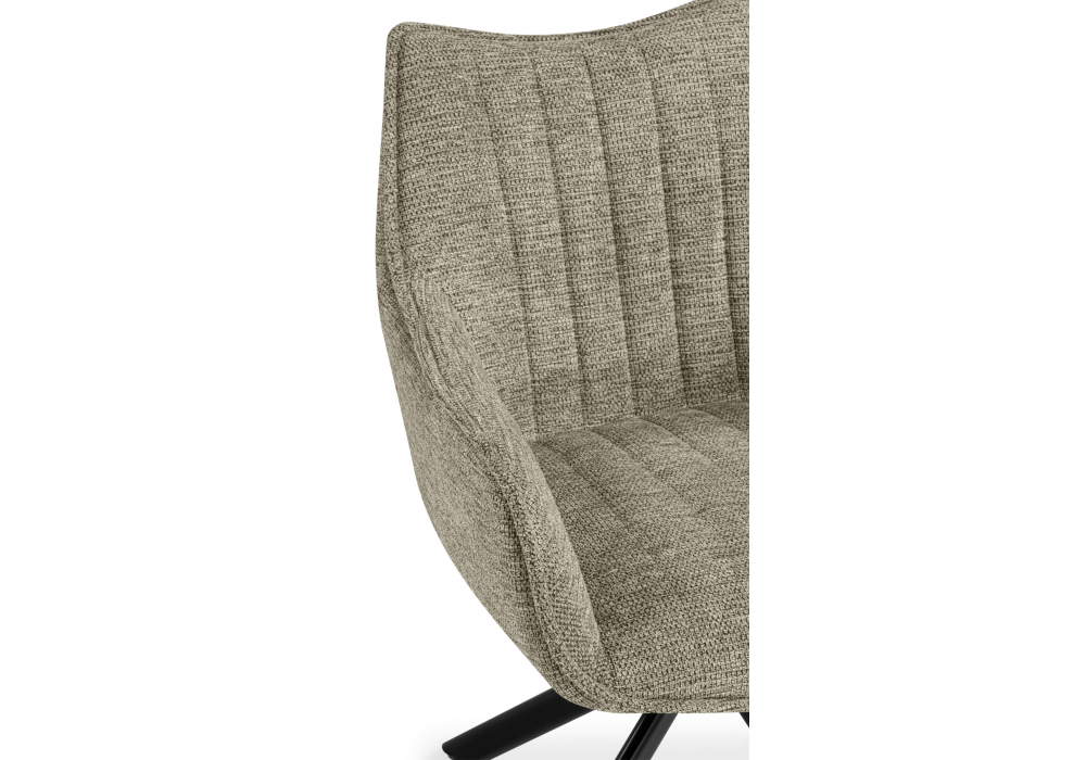 Стул на металлокаркасе Denever beige / black