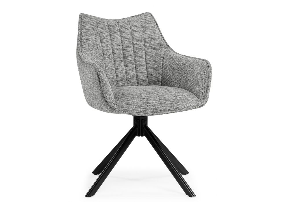 Стул на металлокаркасе Denever gray / black