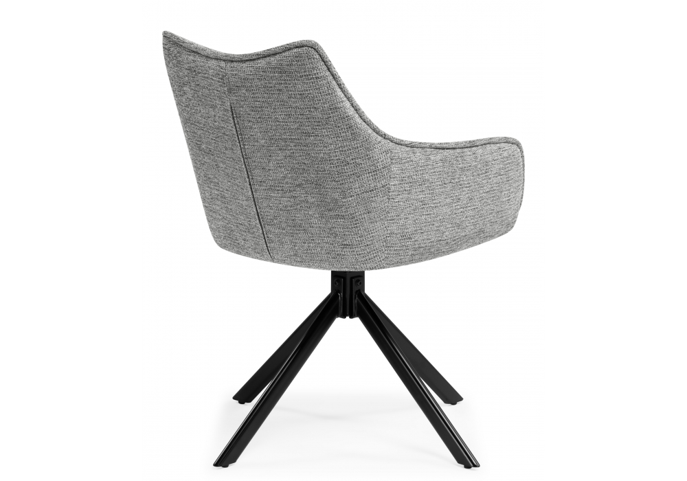 Стул на металлокаркасе Denever gray / black