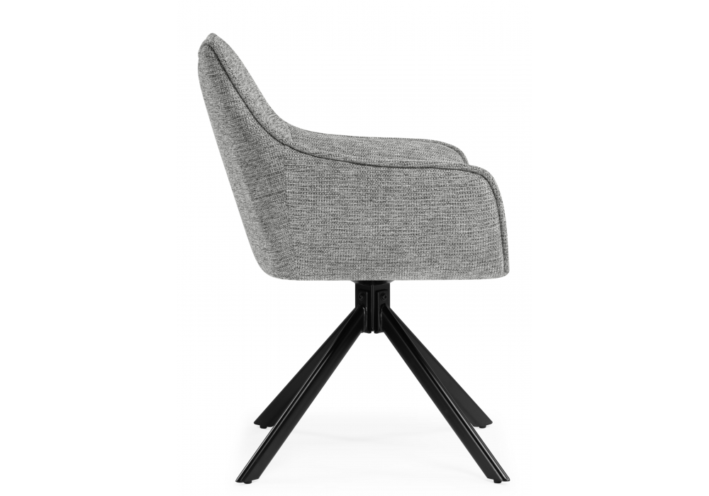 Стул на металлокаркасе Denever gray / black
