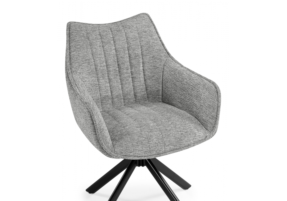 Стул на металлокаркасе Denever gray / black
