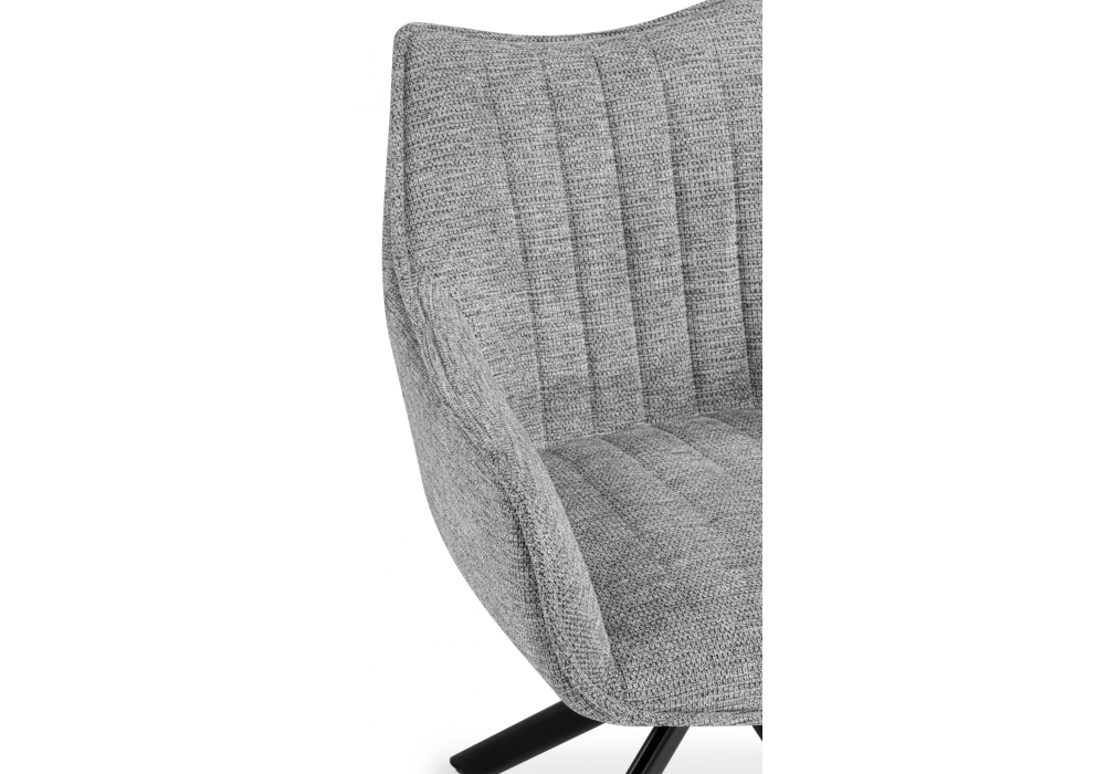 Стул на металлокаркасе Denever gray / black