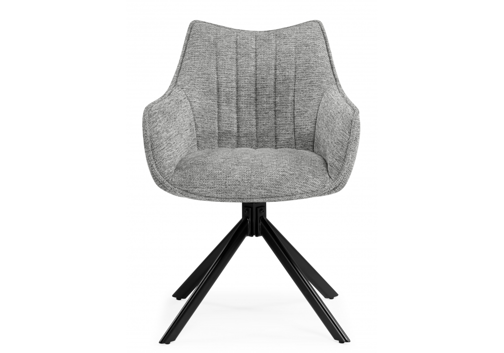 Стул на металлокаркасе Denever gray / black