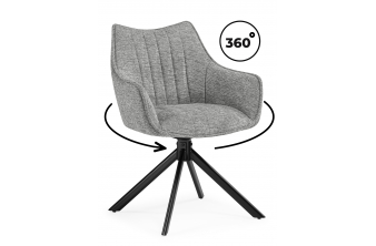 Стул на металлокаркасе Denever gray / black