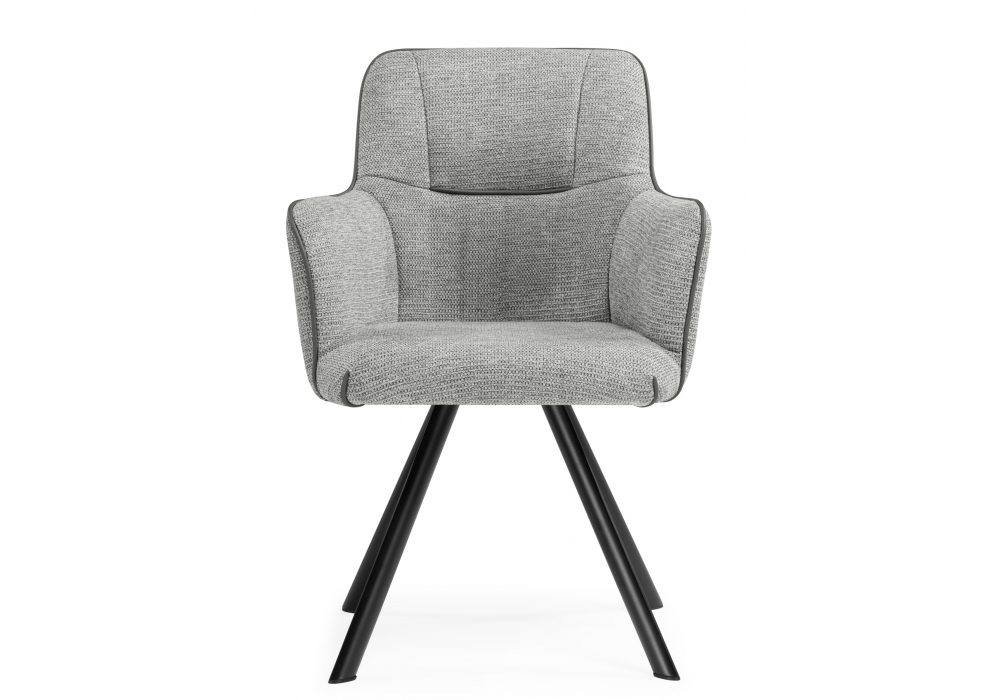 Стул на металлокаркасе Elis gray / dark gray / black