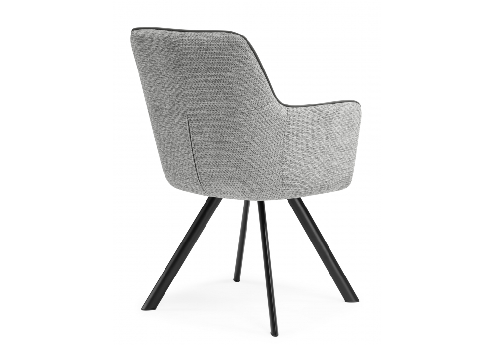 Стул на металлокаркасе Elis gray / dark gray / black