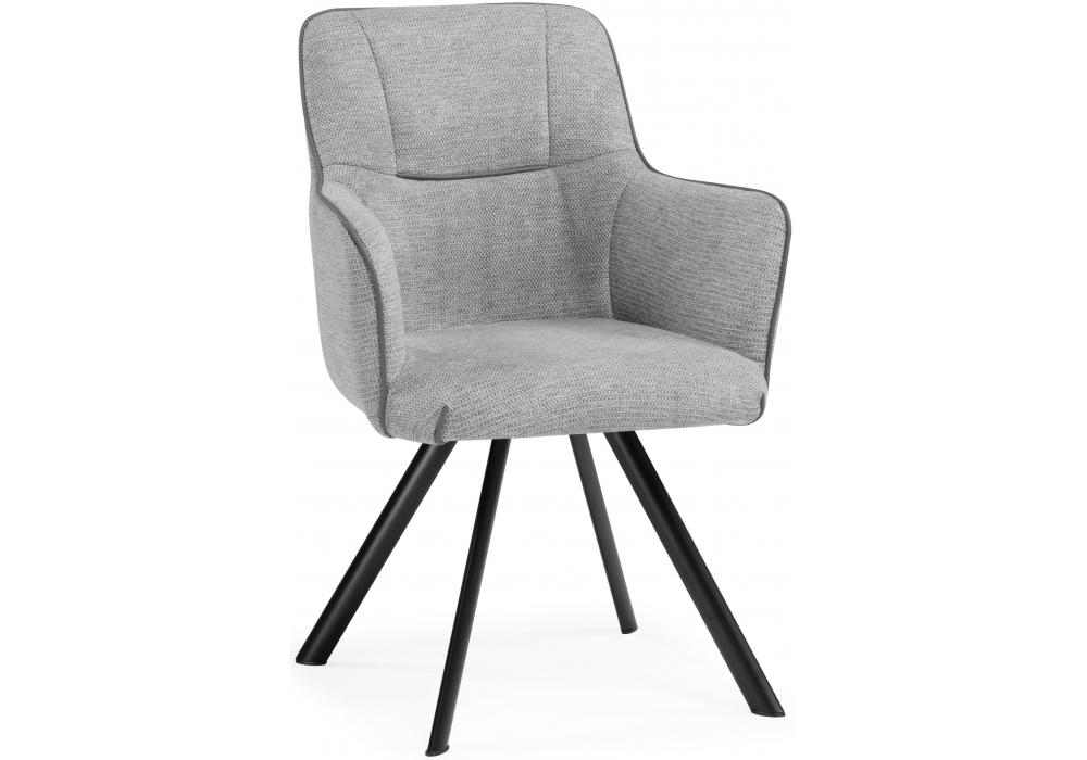 Стул на металлокаркасе Elis gray / dark gray / black
