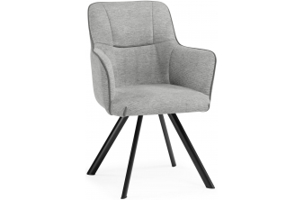 Стул на металлокаркасе Elis gray / dark gray / black