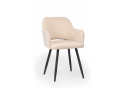Стул на металлокаркасе Эолин 360 бежевый (glory 03) / черный