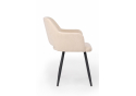 Стул на металлокаркасе Эолин 360 бежевый (glory 03) / черный