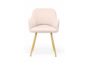 Стул на металлокаркасе Эолин 360 латте (glory 10) / золотой