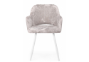 Стул на металлокаркасе Эолин 360 латте (simple 008) / белый