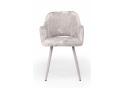 Стул на металлокаркасе Эолин 360 латте (simple 008) / серый