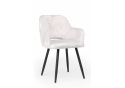 Стул на металлокаркасе Эолин 360 светло-бежевый (simple 011) / черный