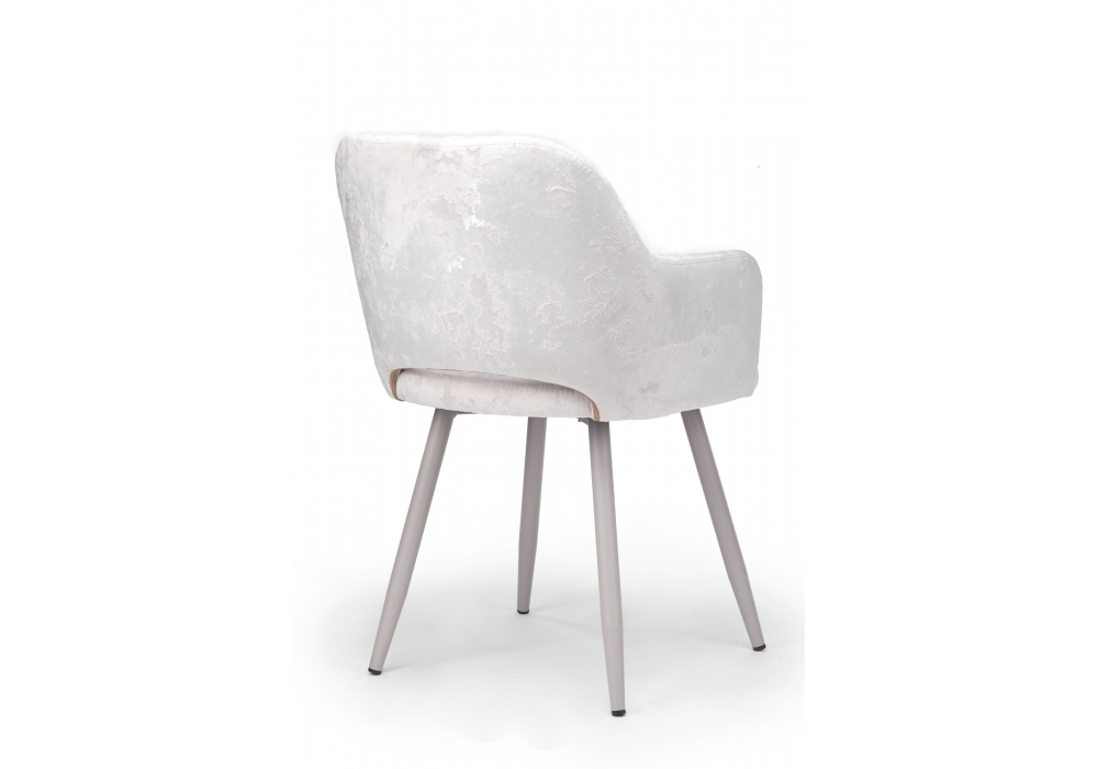 Стул на металлокаркасе Эолин 360 светло-бежевый (simple 011) / серый