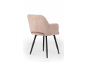 Стул на металлокаркасе Эолин латте (glory 10) / черный
