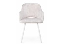 Стул на металлокаркасе Эолин светло-бежевый (simple 011) / белый