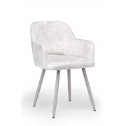 Стул на металлокаркасе Эолин светло-бежевый (simple 011) / серый