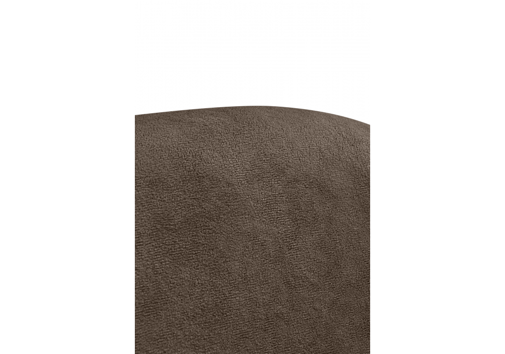 Стул на металлокаркасе Флюид коричневый (glory 08) / черный