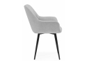 Стул на металлокаркасе Флюид светло-серый (zd 960) / черный