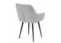 Стул на металлокаркасе Флюид светло-серый (zd 960) / черный
