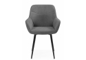 Стул на металлокаркасе Флюид темно-серый (zd 995) / черный