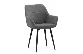 Стул на металлокаркасе Флюид темно-серый (zd 995) / черный