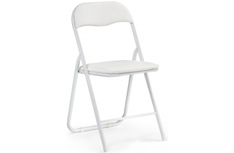 Стул на металлокаркасе Fold 1 складной white / white