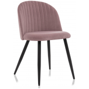 Стул на металлокаркасе Gabi 1 light purple / black