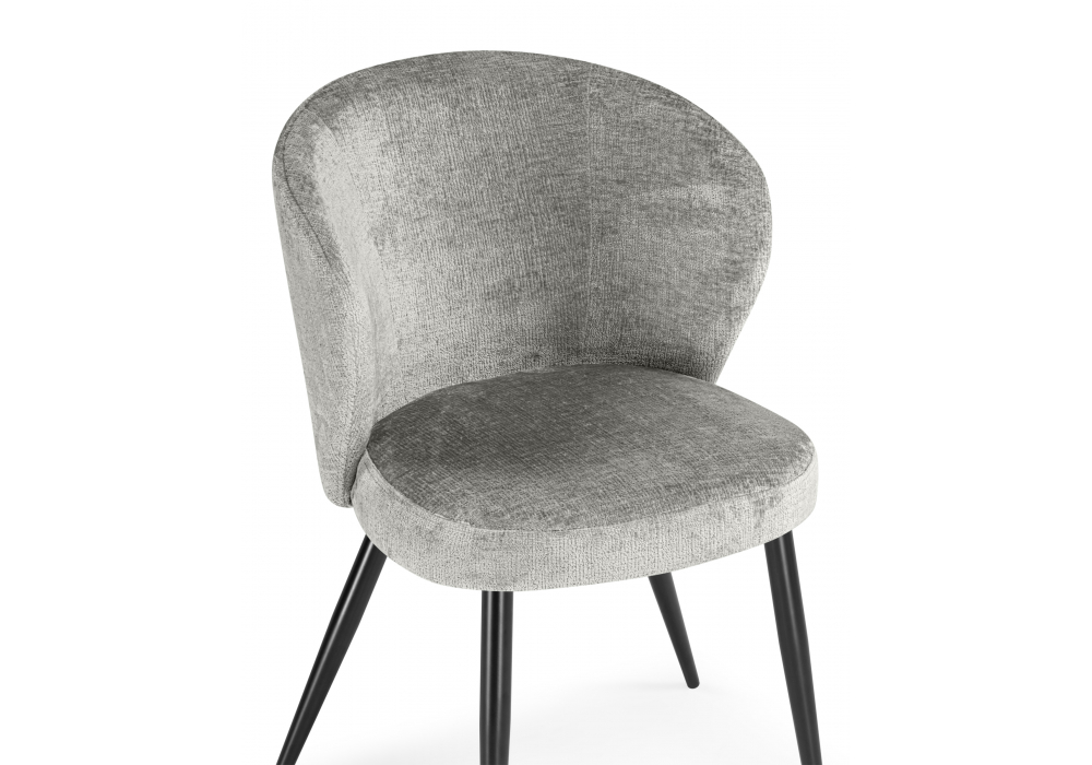 Стул на металлокаркасе Gref gray / black